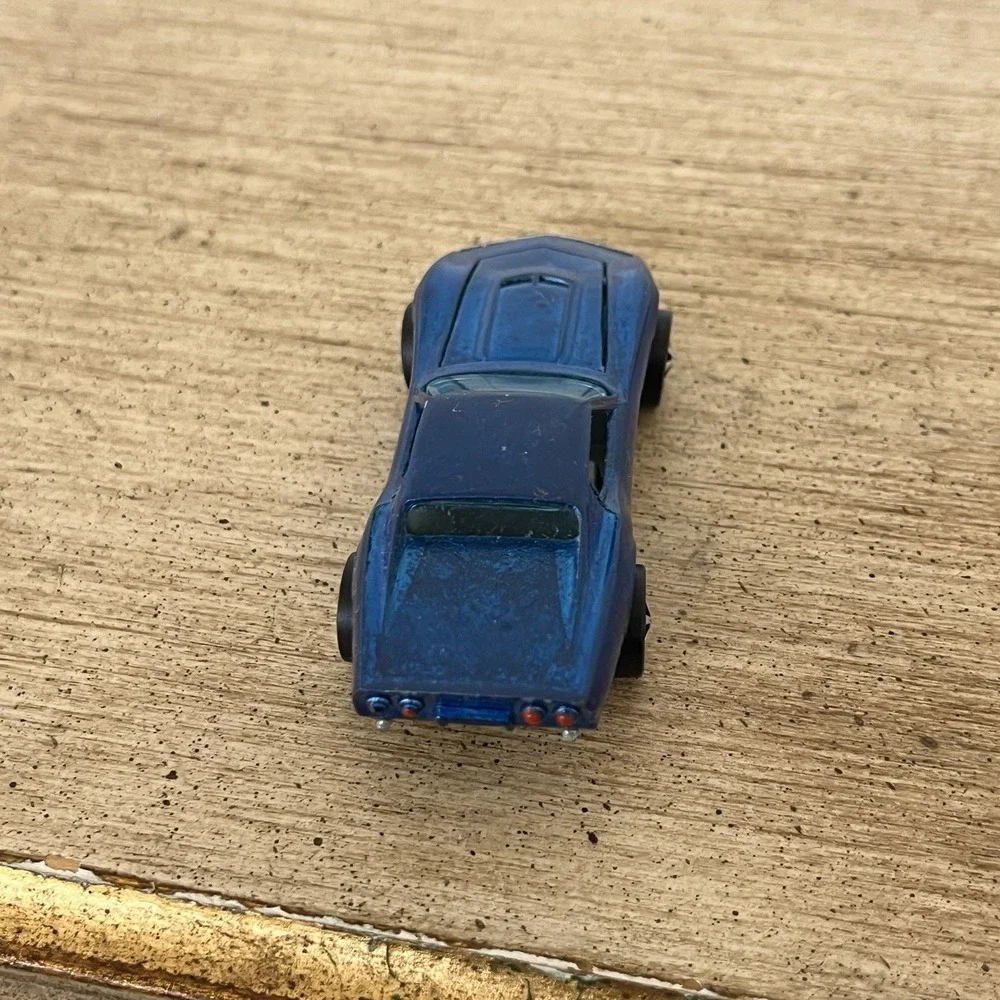 1968 Hot Wheels Redline Custom Corvette Blue Hong Kong HK Vintage